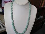 Een mooie Lange Turquoise Acryl ketting, Sieraden, Tassen en Uiterlijk, Antieke sieraden, Verzenden, Overige materialen, Ketting