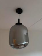 Moderne Spiegelende Hanglamp, Huis en Inrichting, Lampen | Hanglampen, Gebruikt, 50 tot 75 cm, Ophalen of Verzenden, Glas