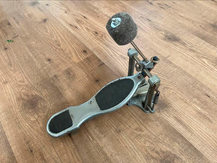 Vintage Bass Drum Pedaal, opknapper, Muziek en Instrumenten, Instrumenten | Onderdelen, Gebruikt, Drums of Percussie, Ophalen of Verzenden