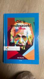 Ben Baarda - Dit is onderzoek!, Boeken, Sociale wetenschap, Ophalen of Verzenden, Zo goed als nieuw, Ben Baarda