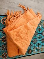 Colmore wollen bedsprei - Oranje - Zo goed als nieuw, Ophalen of Verzenden, Zo goed als nieuw