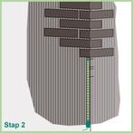 Restpartij minerale steenstrips waalformaat (S9.3685 ), Ophalen, Nieuw
