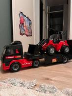 Leuke vrachtwagen met graafmachine, Ophalen, Zo goed als nieuw