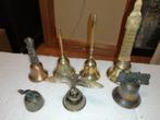 Verschillende koperen /bronzen tafel/receptie belletjes Prij, Antiek en Kunst, Antiek | Koper en Brons, Ophalen of Verzenden, Koper