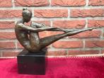 stijlvol bronzen beeld van een ballerina, Antiek en Kunst, Antiek | Koper en Brons, Ophalen of Verzenden, Brons