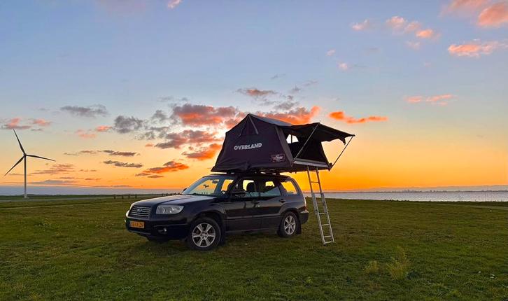 Kampeerset 4x4 daktent camper., Caravans en Kamperen, Tenten, Ophalen