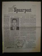 gezocht oud jeugdblad Spaarpost spaarbanken 1948 1949 1950, Boeken, Gelezen, Overige typen, Ophalen of Verzenden