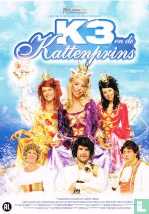 K3 en de Kattenprins 2DVD NWST./ORIG., Cd's en Dvd's, Dvd's | Kinderen en Jeugd, Zo goed als nieuw, Film, Avontuur, Ophalen of Verzenden