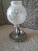 Antieke 90% Tin Tafel Waxinelichthouder, Antiek en Kunst, Antiek | Kandelaars, Ophalen of Verzenden, Overige materialen