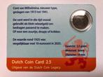 Dutch Coin Card 2.5. Cent Wilhelmina., Postzegels en Munten, Munten | Nederland, Ophalen of Verzenden, Koningin Wilhelmina, 1 cent