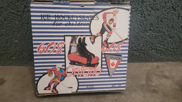 Kinder ice hockey schaatsen - Otario 608 rood zwart., Sport en Fitness, Schaatsen, Nieuw, IJshockeyschaatsen, Overige merken, Ophalen of Verzenden