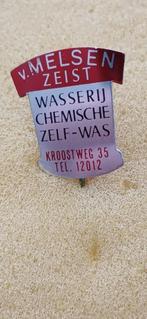Zeist van Melsen wasserij chemische zelf-was, Verzamelen, Speldjes, Pins en Buttons, Ophalen of Verzenden, Zo goed als nieuw, Overige onderwerpen
