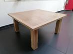 Handgemaakte Massieve Eikenhouten Tafel – Tijdloos & Stevig, Ophalen, Gebruikt, 50 tot 100 cm, 50 tot 100 cm