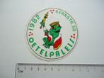 sticker oud Oetelpaleis 1982 oeteldonk hertogenbosch kerkstr, Verzenden, Zo goed als nieuw, Bedrijf of Vereniging