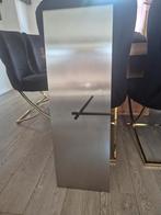 Mooie design modern  langwerpige klok, Ophalen, Zo goed als nieuw, Wandklok