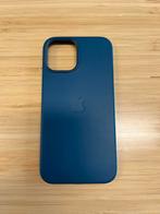 Apple Leren MagSafe Hoesje iPhone 12 Pro Max Blauw, Ophalen of Verzenden, Zo goed als nieuw, IPhone 12 Pro Max, Hoesje of Tasje