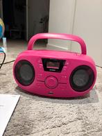 Roze Bigben Radio met CD-speler, Ophalen of Verzenden, Zo goed als nieuw, Radio, Met cd-speler