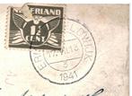 901749	Ermelo	Boschpad	Gld 1941	Gelopen met postzegel, Verzamelen, Ansichtkaarten | Nederland, Ophalen of Verzenden, 1940 tot 1960