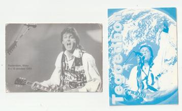 2 kaarten Paul McCartney bon + Ahoy 1993 beschikbaar voor biedingen
