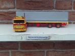 Tekno  Scania  141  met  Huifoplegger  van  Vlietko., Hobby en Vrije tijd, Modelauto's | 1:50, Ophalen of Verzenden, Nieuw, Bus of Vrachtwagen