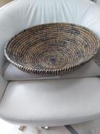Fairtrade Rieten schaal mand Wereldwinkel rond 50 cm nieuw, Huis en Inrichting, Woonaccessoires | Schalen en Manden, Schaal, Rond