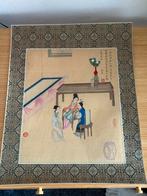 Antiek chinees schilderij, Ophalen of Verzenden