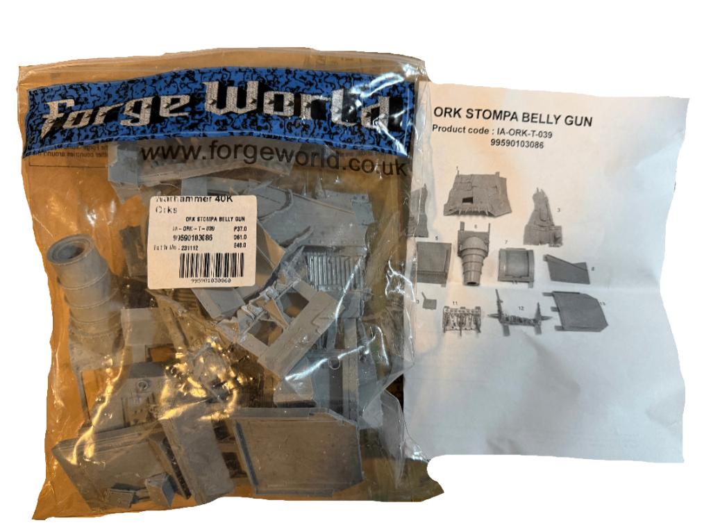 Warhammer 40K Forge World Ork Stompa Belly Gun, ., Warhammer, Ophalen of Verzenden, Zo goed als nieuw