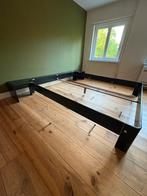 Auping auronde zwart 210x180, Huis en Inrichting, Slaapkamer | Bedden, Ophalen, Gebruikt, Tweepersoons, Hout