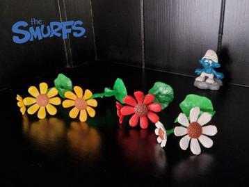 Smurfen 4 kleurvarianten Smurfenbloemen beschikbaar voor biedingen