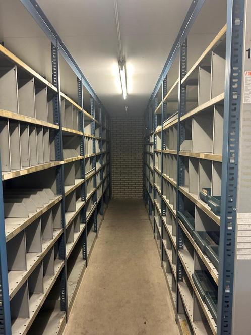 Entresolvloer met legbordstellingen gebruikt, Zakelijke goederen, Kantoor en Winkelinrichting | Magazijn, Stelling en Opslag, Ophalen