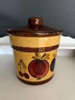 Retro Rumtopf (jaren 60-'70) - keramiek, Ophalen of Verzenden, Gebruikt, Overige materialen, Pot, Bus of Blik