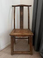 Antieke Chinese Elm Houten Stoel, Ophalen
