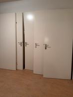Witte Opdekdeuren 7 stuks €20 p/s, Doe-het-zelf en Verbouw, Deuren en Horren, Ophalen, Gebruikt, 80 tot 100 cm, Binnendeur