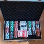 Poker set met fiches en kaarten, Hobby en Vrije tijd, Een of twee spelers, Ophalen of Verzenden, Zo goed als nieuw, BCG