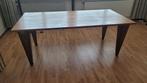 Kersenhouten eettafel, uniek 2 x 1m, Huis en Inrichting, Tafels | Eettafels, Ophalen, Gebruikt, Modern, industrieel, 200 cm of meer