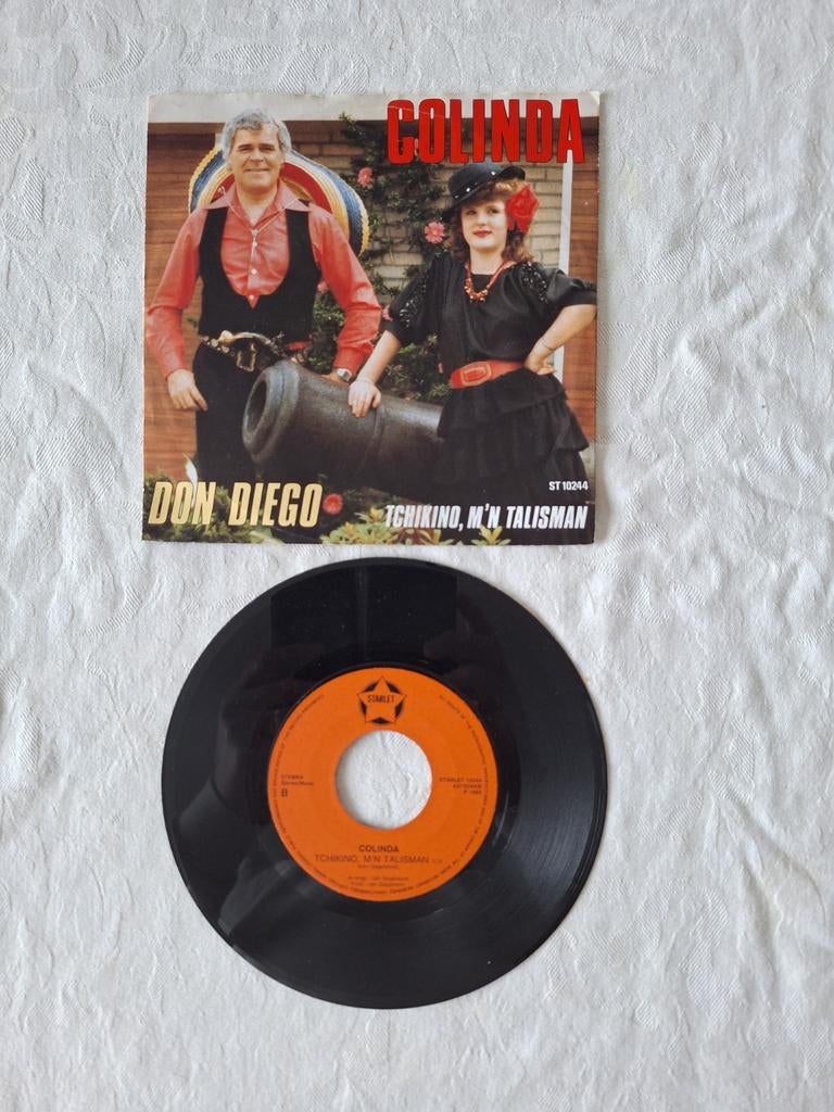 Colinda  Don Diego Single, Cd's en Dvd's, Vinyl | Nederlandstalig, Ophalen of Verzenden, Zo goed als nieuw