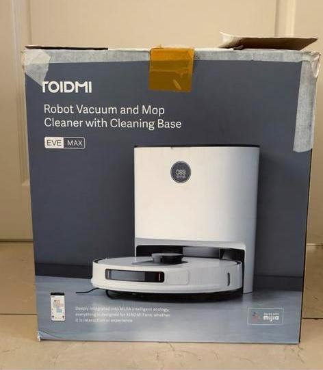 ROIDMI EVE MAX robotstofzuiger met dweilfunctie, Witgoed en Apparatuur, Stofzuigers, Zo goed als nieuw, Robotstofzuiger, Minder dan 1200 watt