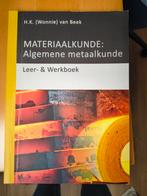 Materiaalkunde: Algemene metaalkunde - Zo goed als nieuw, H.K. (Wonnie) van Beek, Ophalen of Verzenden, Zo goed als nieuw, MBO