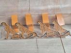 4 Cheetah tafelkleed klemmen, NIEUW, Ophalen, Nieuw