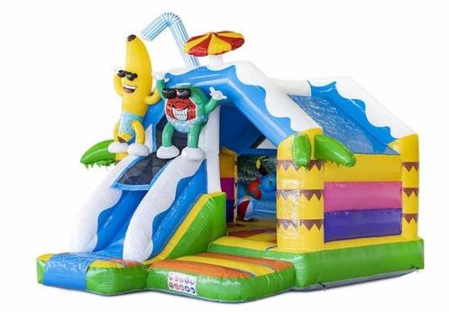 Te huur summer party springkussen - bij Happy Party Rent, Hobby en Vrije tijd, Feestartikelen | Verhuur, Zo goed als nieuw, Overige