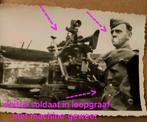 1xWO2foto duitse soldaat loopgraaf MG front, Verzamelen, Ophalen of Verzenden, Landmacht, Duitsland
