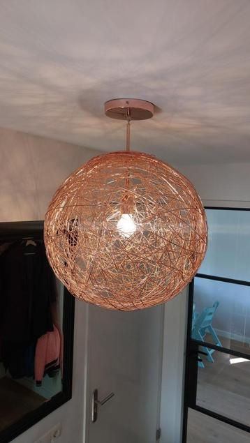 Koperdraad Plafondlamp (53cm Diameter) beschikbaar voor biedingen