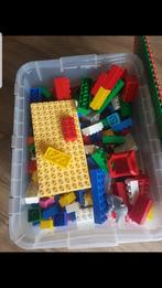 Grote bak met duplo + 2 platen, Ophalen, Gebruikt, Duplo