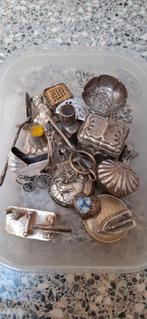 Miniaturen lodereindoosjes ect, Antiek en Kunst, Verzenden, Zilver