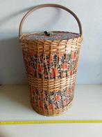 Vintage naai mand, Ophalen of Verzenden, Zo goed als nieuw, Rechthoekig, Riet