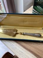 Verzilverde taartschep in originele doos, Antiek en Kunst, Antiek | Goud en Zilver, Ophalen of Verzenden, Zilver