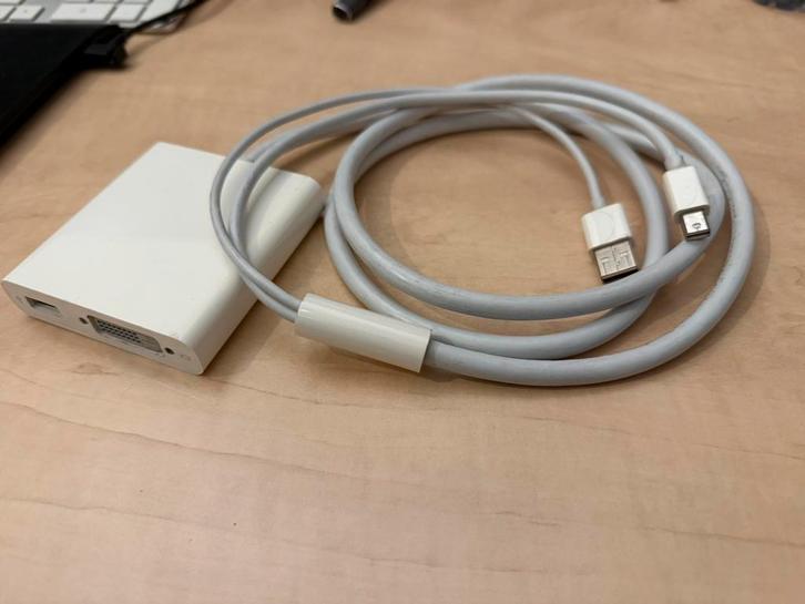 Apple Mini DisplayPort to Dual-Link DVI Adapter, Computers en Software, Pc- en Netwerkkabels, Gebruikt, Ophalen of Verzenden