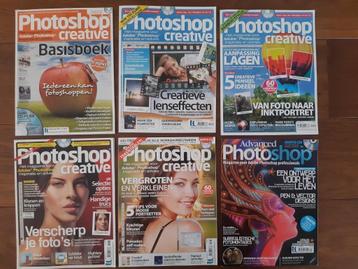5x Photoshop Creative magazine + 1x Advanced Photoshop beschikbaar voor biedingen
