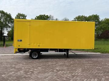 Nefra Be oplegger 7.5 ton met laadklep 750kg (bj 2011) beschikbaar voor biedingen