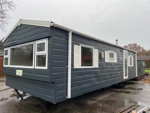 Kunststof stacaravan 9 m x 3.70, Caravans en Kamperen, Stacaravans, tot en met 4, Ophalen